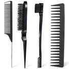 Conjunto de pentes modeladores de escova de cabelo Anmieciu para mulheres e homens, 4 unidades