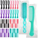 Conjunto de pentes para escova de cabelo SiliFine, 24 peças de plástico multicolorido