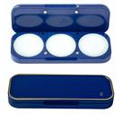 Conjunto de perfumes ēma Solid Travel com 3 cápsulas recarregáveis de couro, tuberosa e figo