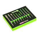 Conjunto de perfuração e cinzel OEMTOOLS 23996 11 peças tratadas termicamente Conjunto de perfuração e cinzel OEMTOOLS 23996 11 peças tratadas termicamente