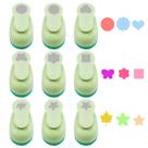 Conjunto de perfuradores UCEC Craft Hole, 9 peças em formas de 1,6 cm