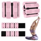 Conjunto de pesos de pulso e tornozelo de 1 kg para mulheres Zerood Pink