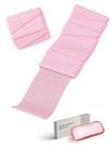 Conjunto de pesos de pulso e tornozelo kure.fit ajustável de 0,5 kg rosa