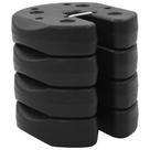 Conjunto de Pesos para Toldo vidaXL 4x3,3kg Empilháveis 22cm