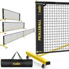 Conjunto de pickleball Fostoy com rede portátil de 6 pés/11 pés/22 pés com rodas