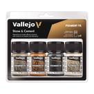 Conjunto de pigmentos Vallejo Pigment FX Stone & Cement Effect 4x35ml