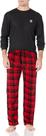 Conjunto de pijama Beverly Hills Polo Club Polar Fleece com blusa térmica