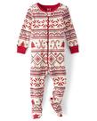 Conjunto de pijama de algodão de Natal The Children's Place Baby vermelho