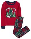 Conjunto de pijama de algodão The Children's Place Christmas Tree-Rex