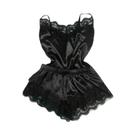 Conjunto De Pijama De Seda Com Renda Para Mulheres, Lingerie Sexy, Top Cami E Shorts, Roupas De