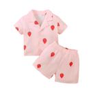 Conjunto De Pijama De Verão Para Bebês, Meninos E Meninas De 0 a 3 Anos, 2 Peças, Estampa De Desenho