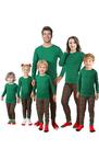Conjunto de pijama Family Feeling Christmas Green Buffalo Plaid XS