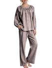 Conjunto de pijama feminino COZYPOIN, guingão, 2 peças, xadrez de algodão Conjunto de pijama feminino COZYPOIN, guingão, 2 peças, xadrez de algodão