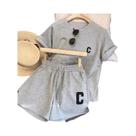 Conjunto De Pijama Feminino De Verão Tamanho Grande 2 Peças Camiseta De Manga Curta Solta E Shorts