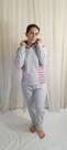 Conjunto de Pijama Feminino em Plusch Buclê Conjunto de Pijama Feminino em Plusch Buclê