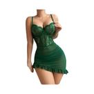 Conjunto De Pijama Feminino Transparente Com Sutiã De Renda Sexy E Lingerie De Fada