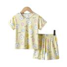 Conjunto De Pijama Infantil Casual Com Estampa De Urso Joker 2 Peças Camiseta De Manga Curta E