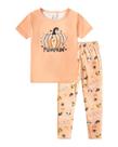 Conjunto de pijama MyFav Halloween Girl de manga curta e calça comprida 6Y
