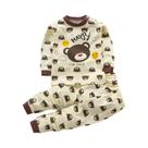 Conjunto De Pijamas De Algodão Para Crianças Com Estampa De Desenhos Animados Primavera Outono Conjunto De Pijamas De Algodão Para Crianças Com Estampa De Desenhos Animados Primavera Outono