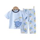 Conjunto De Pijamas De Dinossauro Para Meninos E Meninas, Vestuário De Verão Para Crianças, Roupa De