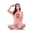 Conjunto De Pijamas De Manga Longa Para Mulheres, Sexy E Leve, Roupa De Casa Adorável Com Design De