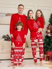 Conjunto de Pijamas de Natal Família - Mamãe e Filha - Manga Comprida (2024)