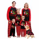 Conjunto de pijamas de Natal, pijamas para homens de família, 3G
