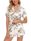 Conjunto de pijamas femininos Anjue Bride, manga curta, macios