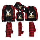 Conjunto de pijamas IFFEI Matching Family Christmas PJ preto-dourado XL