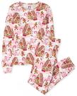 Conjunto de pijamas para meninas The Children's Place Pink Gingerbread