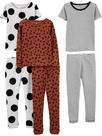 Conjunto de pijamas Simple Joys by Carter's Girls, 6 peças, tamanho 5