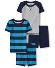 Conjunto de pijamas The Children's Place Boys 100% algodão 6 anos Conjunto de pijamas The Children's Place Boys 100% algodão 6 anos