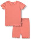 Conjunto de pijamas Vaenait Kids de manga curta Coral XS Conjunto de pijamas Vaenait Kids de manga curta Coral XS