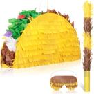 Conjunto de Piñata Taco Sratte para Festa, Decoração 38 x 20 x 8 cm