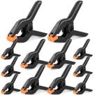 Conjunto de pinças de mola NUITPY Plastic 3,5 cm 4,5 cm 6 cm, pacote com 12