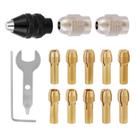Conjunto de pinças Drill Chuck MadyIboshi 15 unidades com Dremel 4486 Rotary