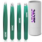 Conjunto de pinças SZQHT Professional Precision em aço inoxidável