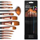 Conjunto de pincéis Benicci Professional Artist 12 pincéis Conjunto de pincéis Benicci Professional Artist 12 pincéis