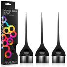 Conjunto de pincéis de cor de cabelo FRAMAR Black, pacote com 3 cerdas AccuSoft Conjunto de pincéis de cor de cabelo FRAMAR Black, pacote com 3 cerdas AccuSoft