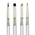 Conjunto de pincéis de delineador Vertex Beauty Fine Angled para gel líquido Conjunto de pincéis de delineador Vertex Beauty Fine Angled para gel líquido