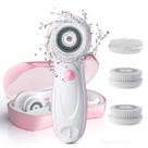 Conjunto de pincéis de limpeza facial e esfoliantes TouchBeauty com estojo