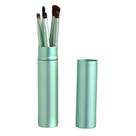 Conjunto de pincéis de maquiagem AKOAK Travel Portable Mini 5 unidades verdes
