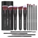 Conjunto de pincéis de maquiagem BS-MALL Premium Synthetic 14 peças