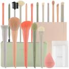 Conjunto de pincéis de maquiagem Docolor Morandi 17 unidades com bolsa e esponja