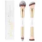 Conjunto de pincéis de maquiagem DuCare Duo End Foundation Contour, 2 unidades