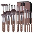 Conjunto de pincéis de maquiagem DuCare Professional, 22 unidades com bolsa sintética