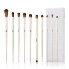 Conjunto de pincéis de maquiagem Jessup Precision, 10 unidades, cinza sintético