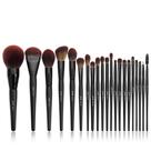 Conjunto de pincéis de maquiagem Jessup Premium Synthetic 21 unidades T271 Black