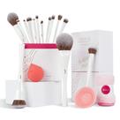 Conjunto de pincéis de maquiagem Jessup T333 14 unidades com esponja e limpador