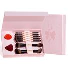 Conjunto de pincéis de maquiagem Jessup T506 com esponja de maquiagem 7 unidades